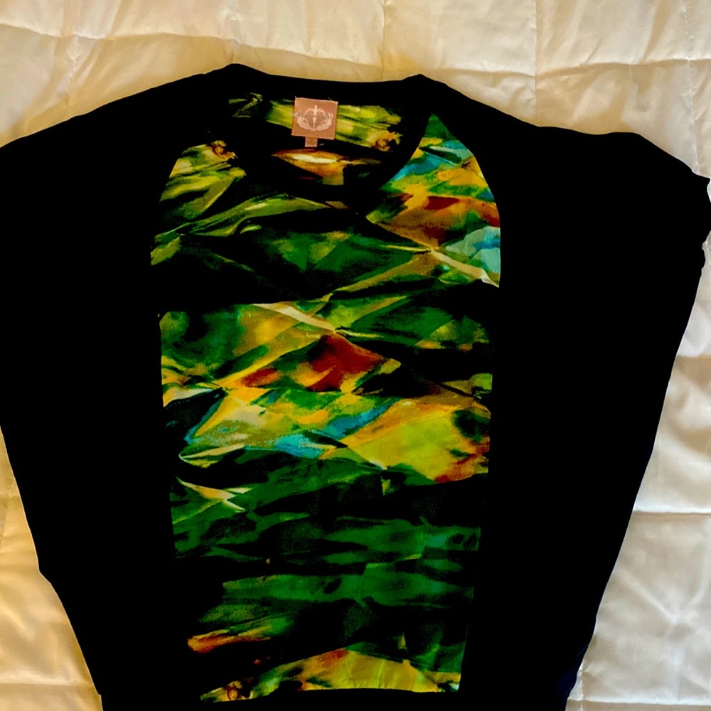 Romeo and Juliet Couture Shirt. Beautiful light colors for a summer night. New